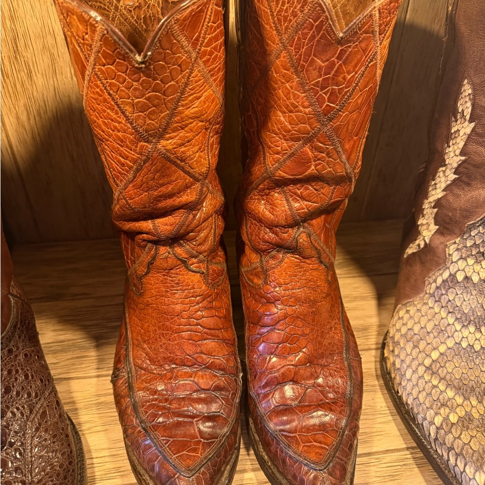 Justin Boots Tan Leather Interior
